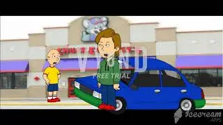 caillou convierte peter piper pizza en chuck e cheeses y es castigado