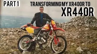 Honda XR400R to XR440R | old dirt bike transformation | pumper tm36 carb pro circuit t4