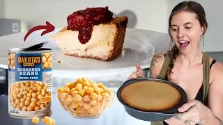 Trying the Viral Vegan Chickpea Cheesecake 🤯