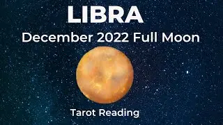 Libra: The SPOTLIGHT Is Now On You! 🌕 December 2022 FULL MOON Tarot Reading
