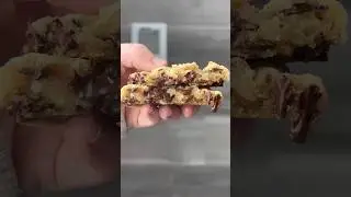 Eggless Chocolate Chip Cookies - Recipe link in comments!