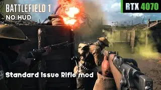 Battlefield 1 | Standard Issue Rifle mod | No Hud Gameplay | BRITISH EMPIRE (DEFENDING FORCES)