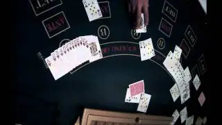 ip7160 with the settings on the table in a casino.mp4