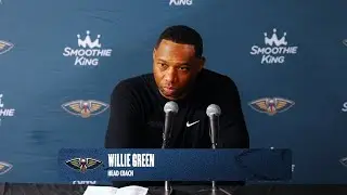 Willie Green | Pelicans-Rockets Postgame | 2025 NBA Preseason