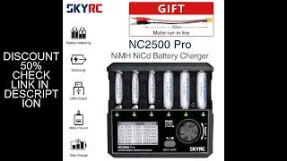 SKYRC NC2500 Pro NiMH NiCd Battery QC3.0 Charger for AA AAA Rechargeable Batteries Universal LCD Sma