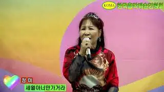 가수 정미 🎵 세월아너만가거라 (본인곡) 💖 한국음악예술인협회 / KOMA / 코마  ⭐2026 신년콘서트 / 희망을노래하다 / 채송화스튜디오 2026년1월18일