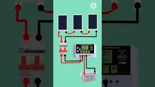 Solar Series Parallel Connection #electric #solar #shorts #sorts