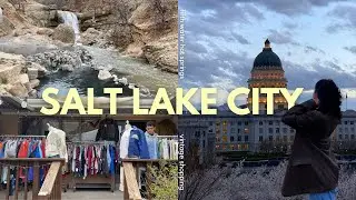 Salt Lake City | Exploring Downtown SLC & finding a natural spa at Fifth Water Hot Springs