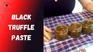 How to make black truffle paste - using a surplus of tuber aestivum.