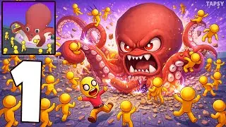 🐙Tentacular Worship Gameplay Walkthrough Part 1 &ndash; First Levels & Dark Rituals (Android,iOS)