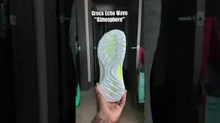 Another Croc Echo Wave added to the collection 🤩#crocs #crocslife #onfeet #unboxing #sale
