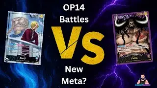 OP12 Blue/Purple Sanji vs Kaido | One Piece Card Game Gameplay