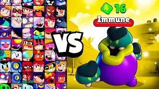 EVE HATCHLINGS vs ALL BRAWLERS! With 16 POWER-UPs! | Brawl Stars