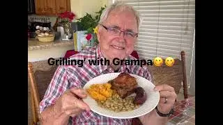 Grilled Pork Chops with Grampa Roy