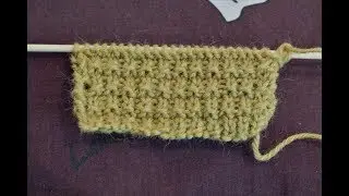 Tricot: Point de claie (facile)