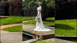 Daneriss Wedding Dress Handcrafted In London #wedding #bridal #dress #video #fashion #fyp #trending
