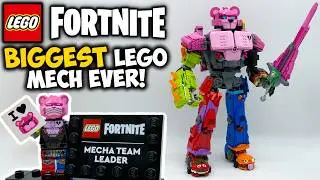 The BIGGEST Lego Mech EVER? | Mecha Team Leader EARLY Showcase & Review; LEGO Fortnite Set 77078