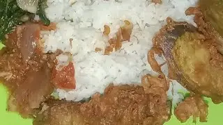 Nasi ayam penyet tumis kangkung sambal belacan