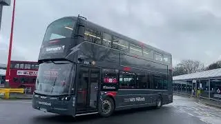 National Express West Midlands Wright StreetDeck Electroliner ⚡E1122 Bus Route 79 Wolverhampton 