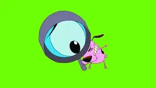 courage the cowardly dog, Oh no, Green screen