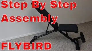 Flybird Amazon, самая продаваемая наклонная скамья, пошаговая сборка