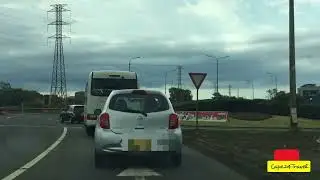 Vacoas to Ebene Cybercity Mauritius 🇲🇺 | Peak Time Traffic Jam to Bagatelle Mall @cape24travel
