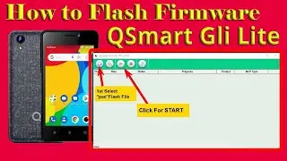 QSmart Gli Lite Firmware Flashing - Hang on Logo Dead Boot Repair - By SPD Upgrade Tool