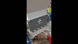 Shredder Machine #plywoodmachinery Shredder #woodworking Shredder #recycling