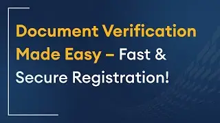 Document Verification Setup for Users & Drivers | Streamlined Registration Process