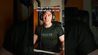 Les premi&egrave;res heures sur Minecraft peuvent surprendre. #minecraft #gamingmemes #jeuxvid&eacute;o