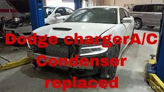 Dodge Charger A/C Candenser replace || A/C Condenser replace Dodge Charger