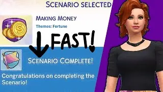 How To Complete The Making Money Scenario FAST - The Sims 4 Scenario Update