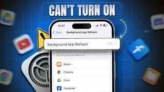 How To Fix Can't Turn On Background App Refresh On iPhone | Can't Enable Background App Refresh