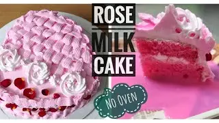 Rose milk cake in tamil // Trending cake // Rose milk sponge cake