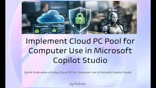 Cloud PC pool for Computer Use in Microsoft Copilot Studio