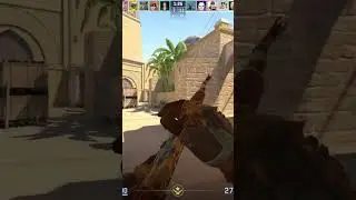 Crazy headshot on Mirage #cs2 #cs2mirage