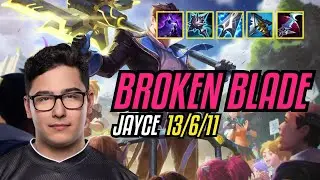 BROKEN BLADE - JAYCE vs LILLIA Jungle - EUW Grandmaster - Patch 11.7 QUADRAKILL