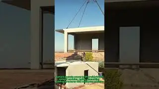 Crane Builds Cement House! Modular Construction Innovation