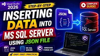 How to Insert Data into SQL Server in C# | WinForms .NET (Visual Studio 2026)
