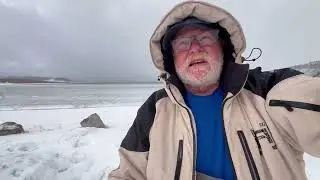 Ice conditions, Hebgen Lake 12-26-2025