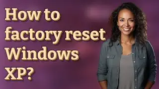 How to factory reset Windows XP?