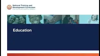 NTDC Right-Time Training &ndash; Education (audio description)