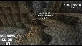 IRON ORE VEINS ARE INSANE! | Sparky&rsquo;s Guide Ep 07 (1.18 Tutorial Guide)