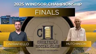 Windsor Crokinole Championship Finals Hutchinson VS Carrafiello