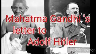 Gandhi's letter to Hitler