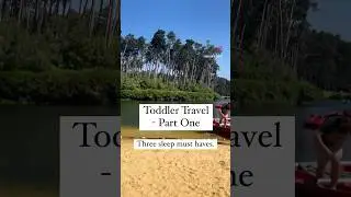How to travel with a toddler, three things needed for their sleep. #traveltips