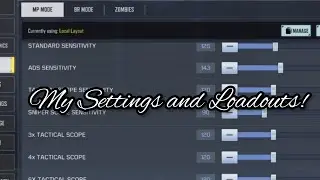 My Settings, HUD, and Loadouts! (CODM)