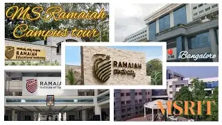 MS Ramaiah Campus tour | MS Ramaiah institute of technology , banglore📍 #msrit #banaglore  #vlog
