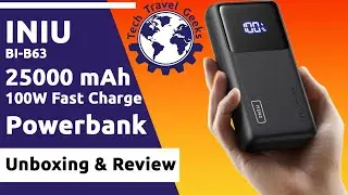 INIU BI-B63 25000 mAh 100W Fast Charge Powerbank - Распаковка и обзор #iniu #powerbank #amazonfinds
