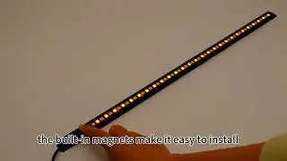 2025 Amber+white dual color waterproof light bar----Fontislight